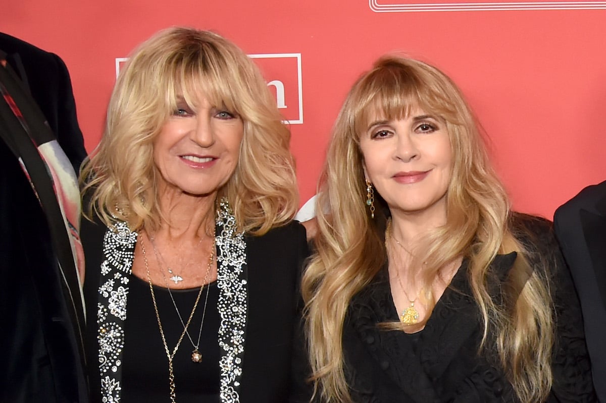 Christine McVie and Stevie Nicks, who first met when Nicks was trying to join Fleetwood Mac.