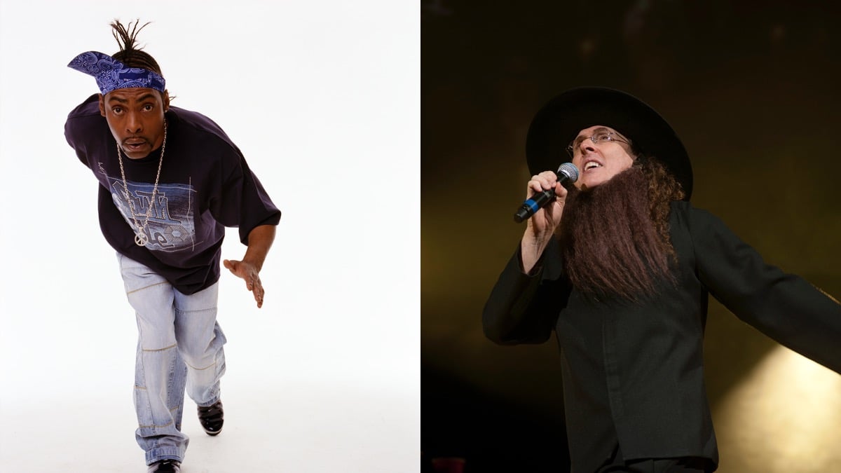 Coolio (L) and 'Weird Al' Yankovic (R) had a 'stupid' beef.