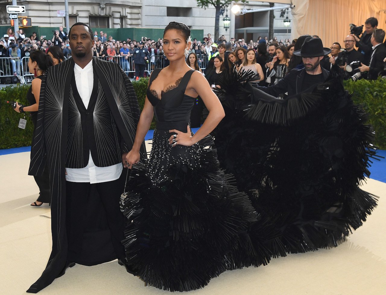Diddy and Cassie pose together on red carpet at MET Gala; Diddy says his new song is about moving on from Cassie after she married another man
