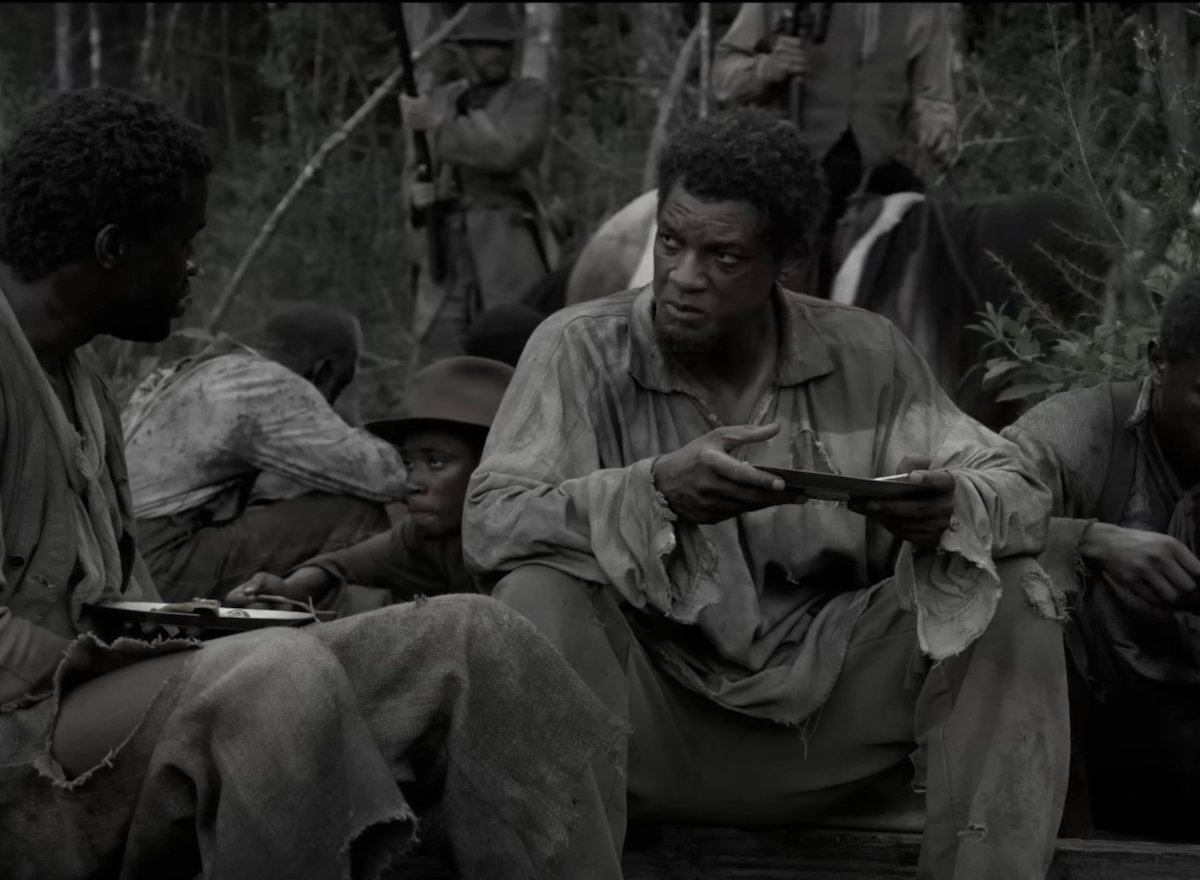 Will Smith films a scene as Gordon in Emancipation