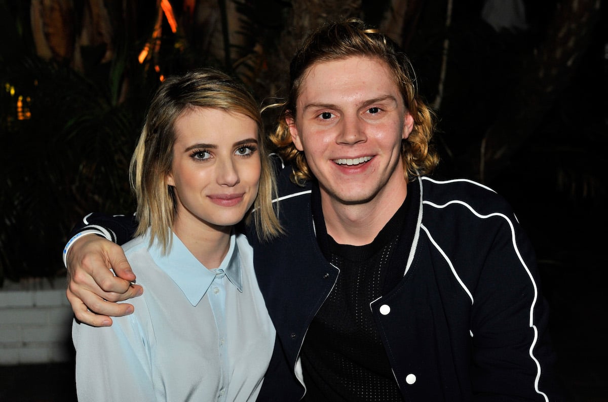 Emma Roberts and Evan Peters, who were in a relationship and engaged.