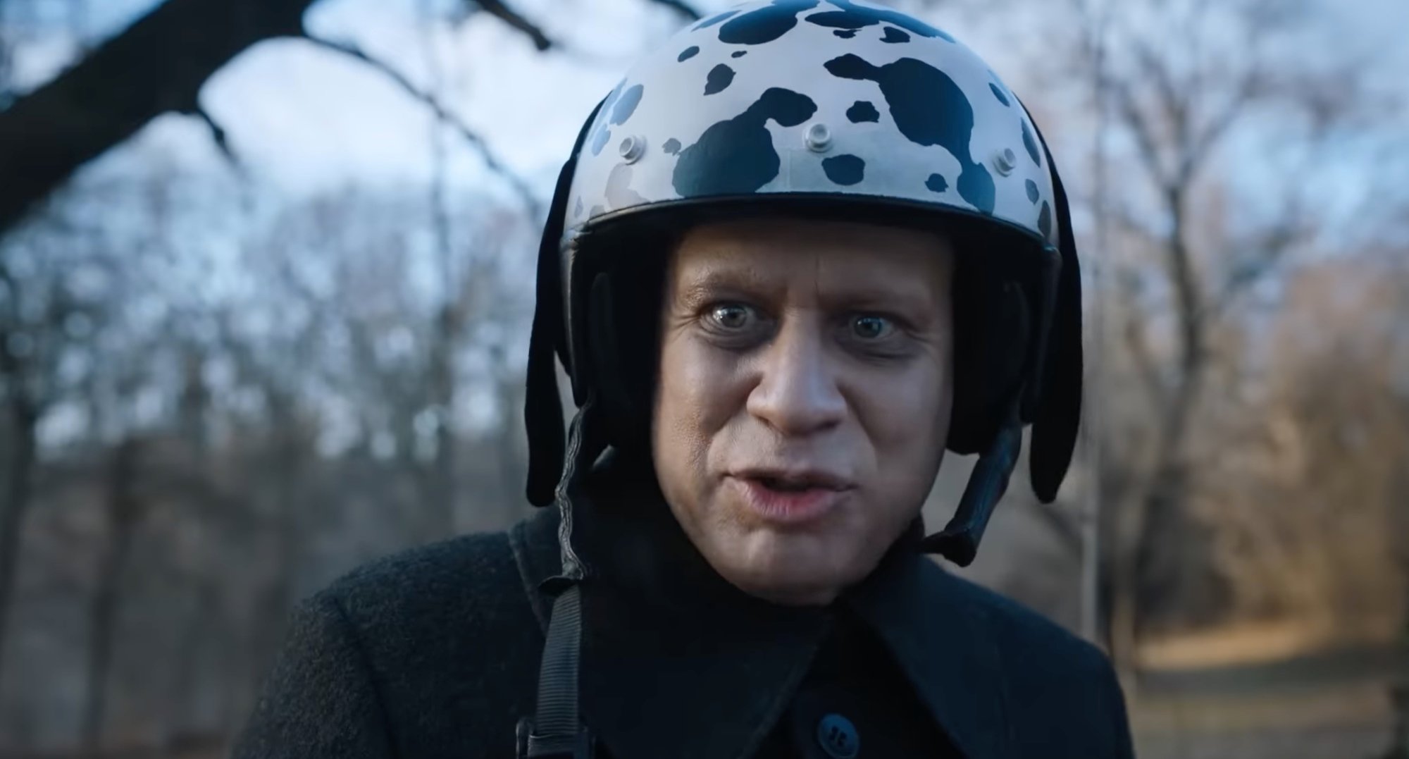 Fred Armisen as Uncle Fester in 'Wednesday' series.
