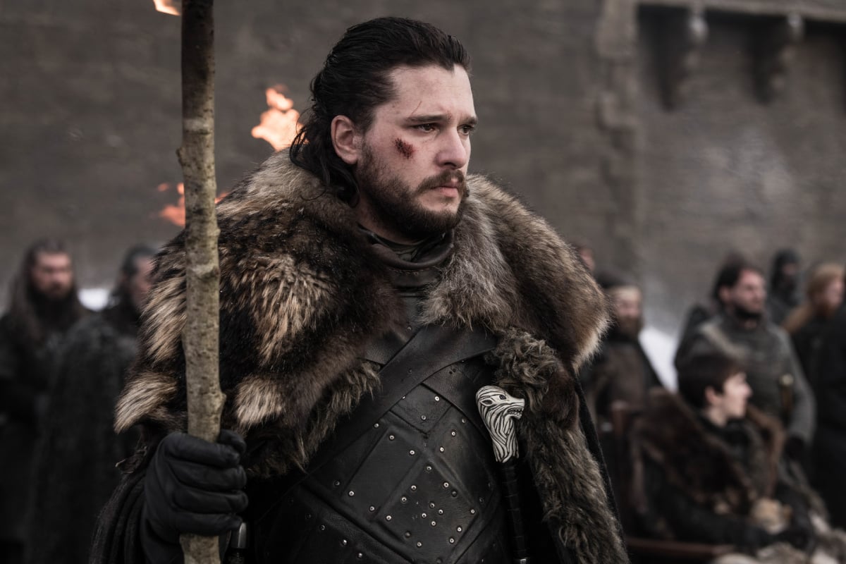 Game of Thrones star Kit Harington as Jon Snow in Episode 4 of Season 8