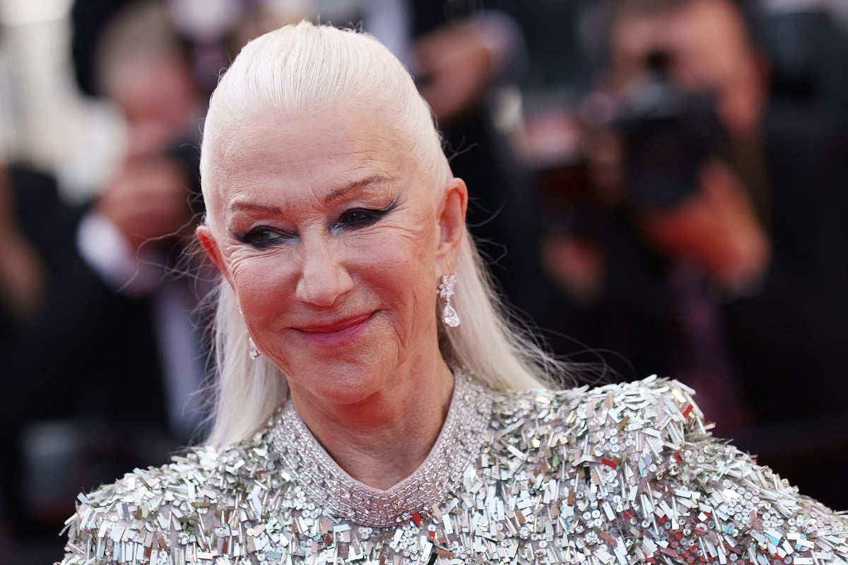 Helen Mirren at the 75th Annual Cannes Film Festival.