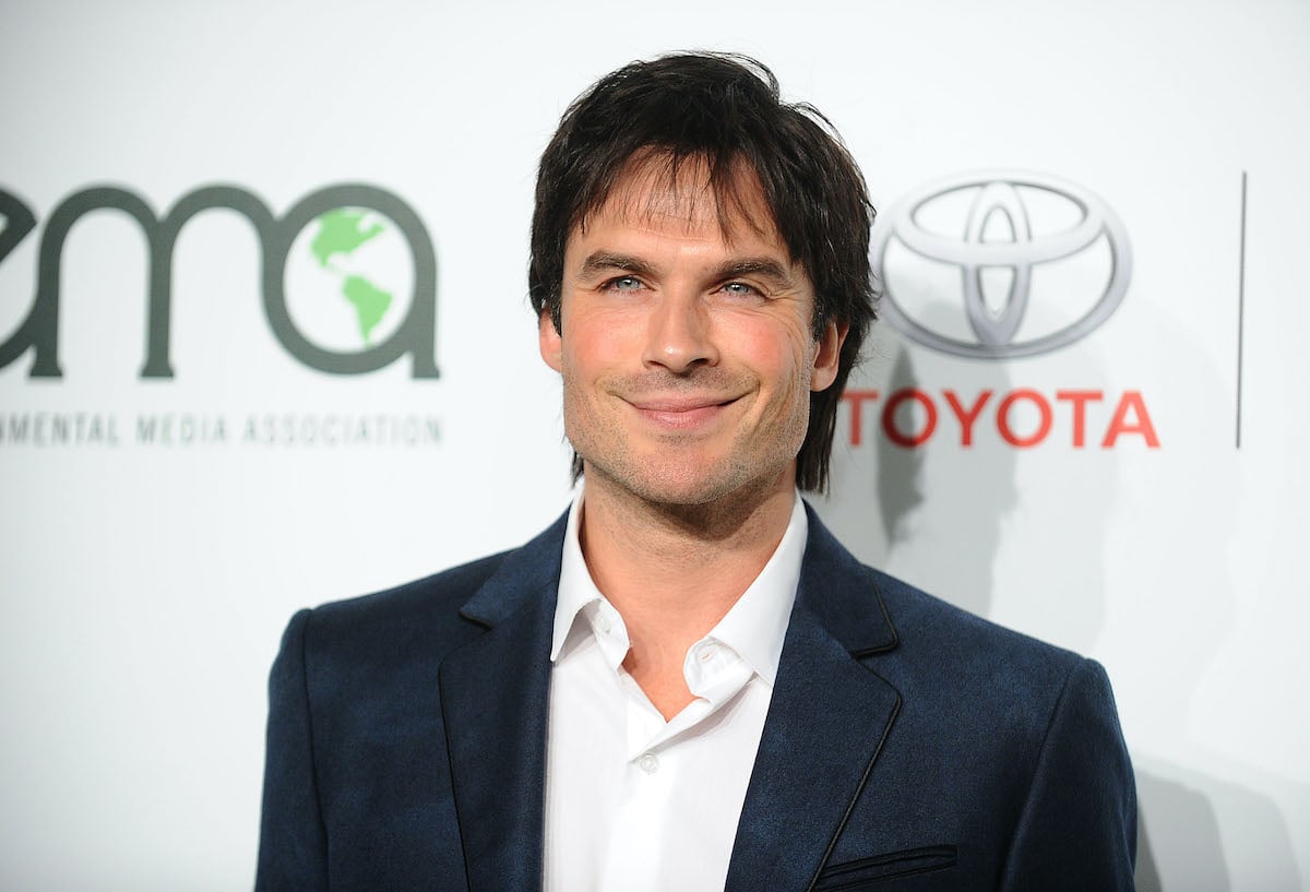 Ian Somerhalder smiling