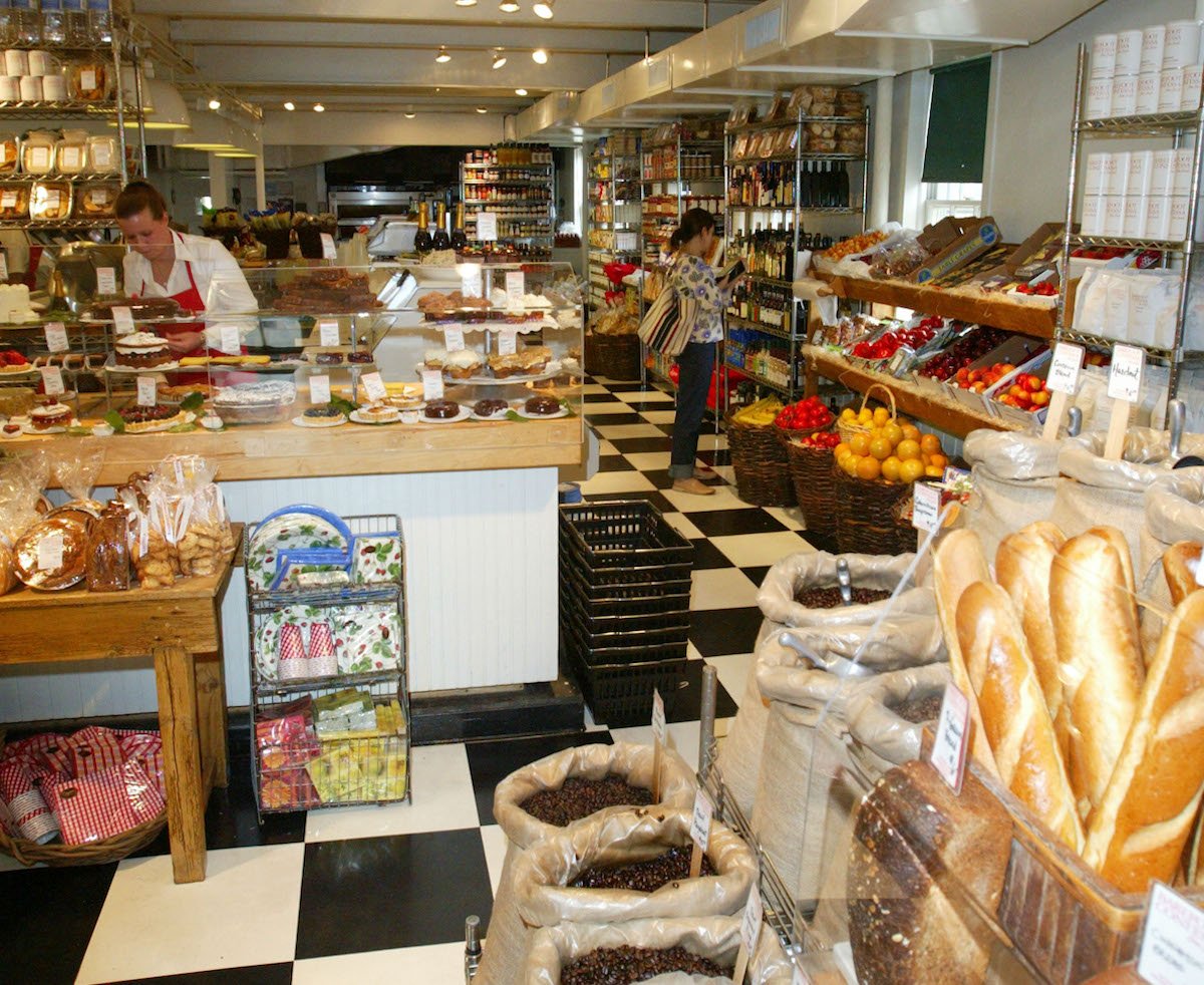Interior view of Barefoot Contessa store, which Ina Garten said she didn't miss because of the schedule 