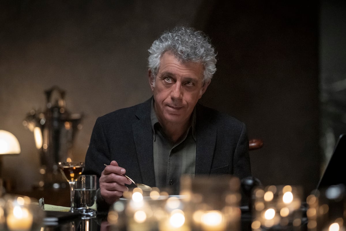 'Interview with the Vampire': Daniel Molloy (Eric Bogosian) eats dinner with Lous the vampire