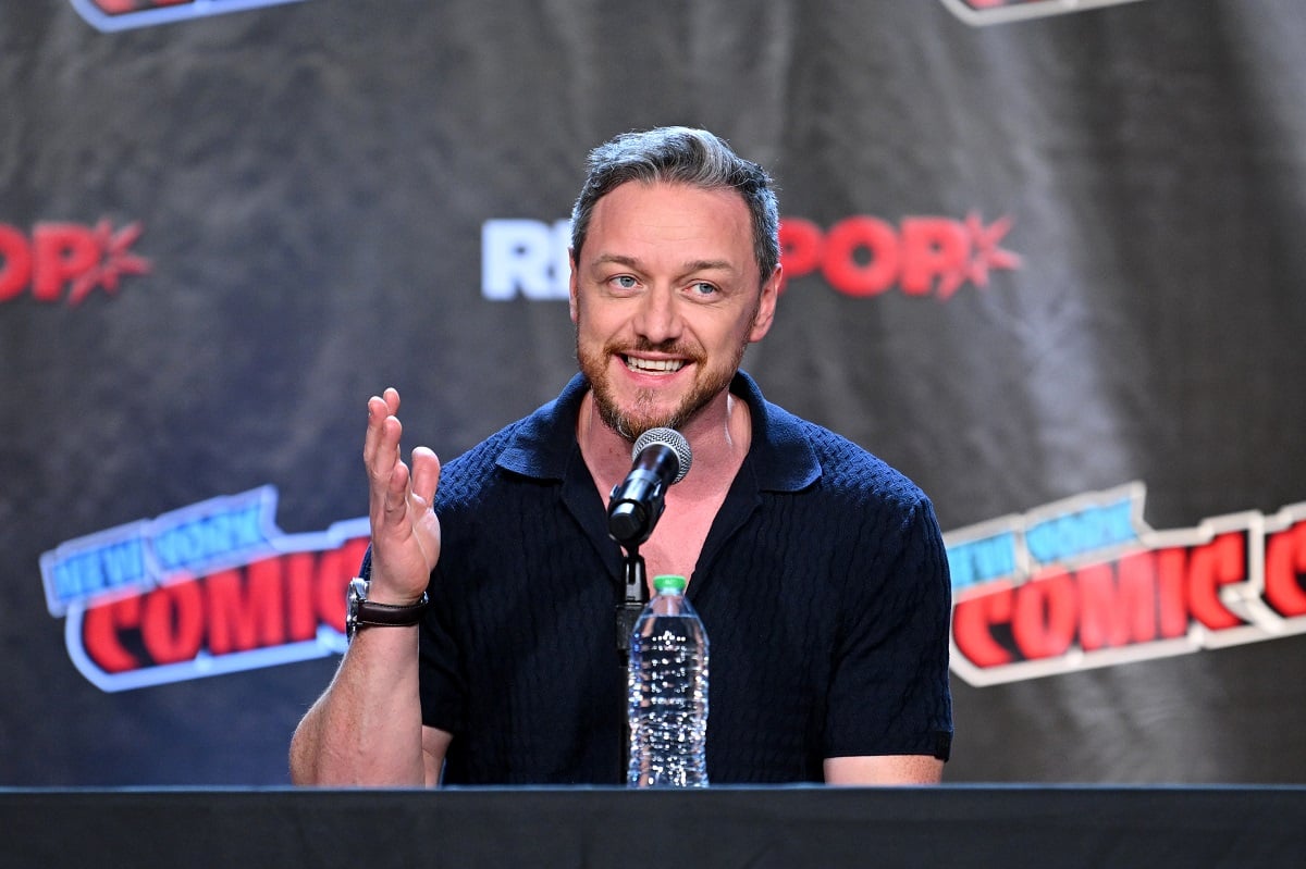 James McAvoy at New York Comic-Con.