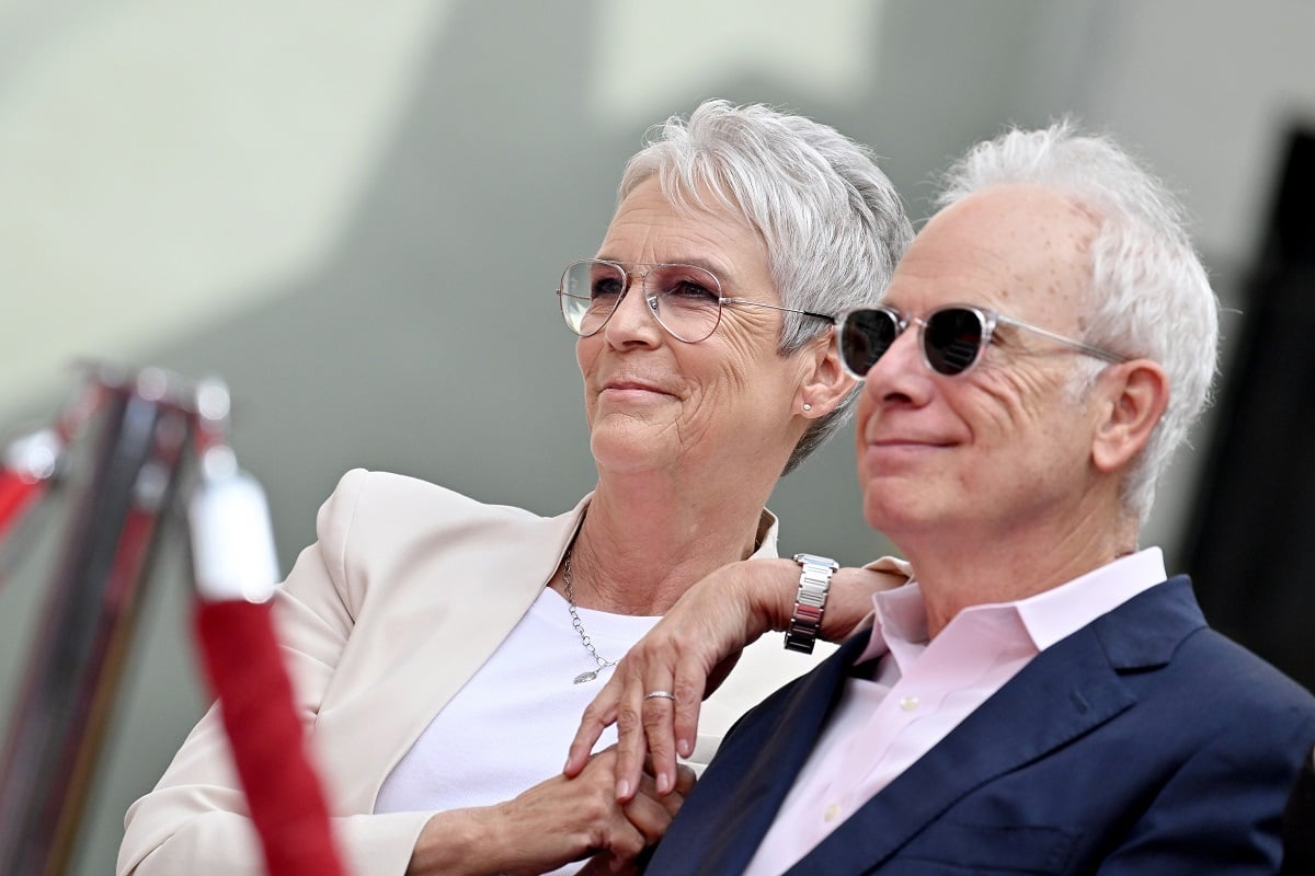 Jamie Lee Curtis and Christopher Guest attend Curtis' Hand and Footprint Ceremony at TCL Chinese Theatre