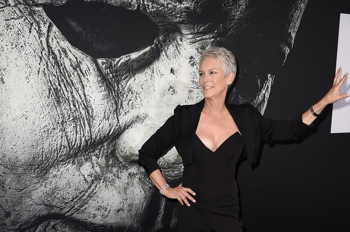Jamie Lee Curtis arrives at the premiere of Universal Pictures' Halloween at the TCL Chinese Theatre