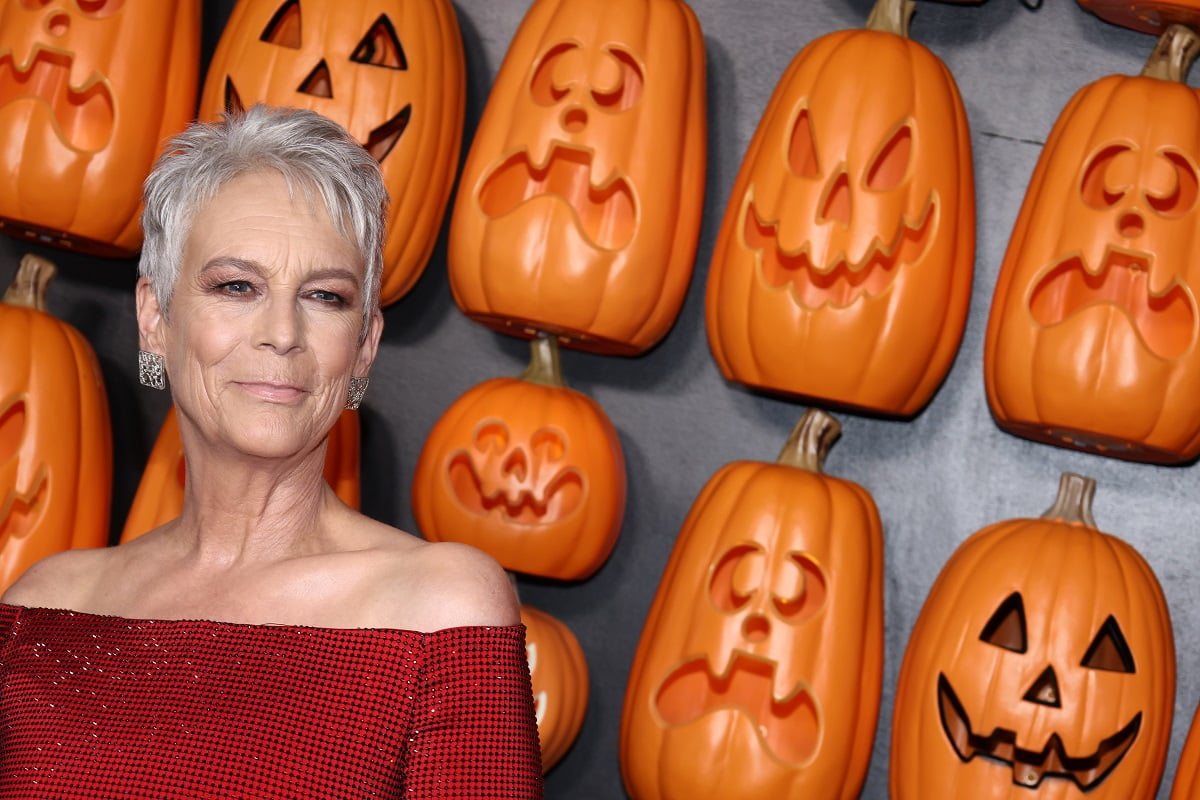 Jamie Lee Curtis, who owns a mansion in Los Angeles, smiles on the carpet at the world premiere of 'Halloween Ends'