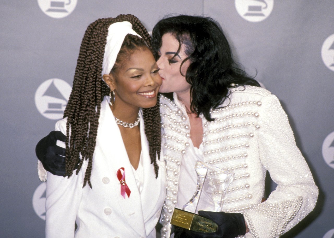 Janet and Michael Jackson embrace at Grammy awards; Janet dished on recording a duet with Michael