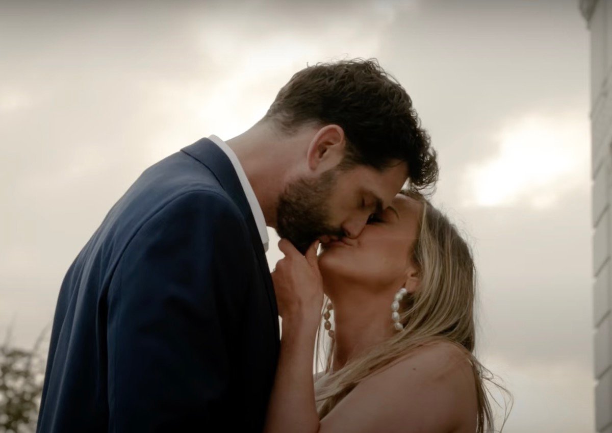 Jessica Batten and Benjamin McGrath film their engagement reel