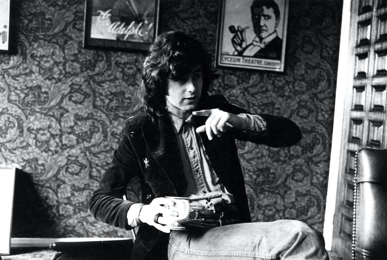 Jimmy Page in 1973, years after he insisted Led Zeppelin sign with Atlantic Records so he wouldn't have to share a label with Eric Clapton.