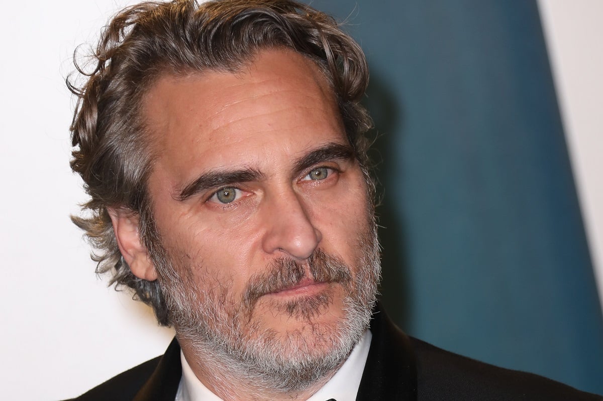 Joaquin Phoenix at the Vanity Fair Oscar party.