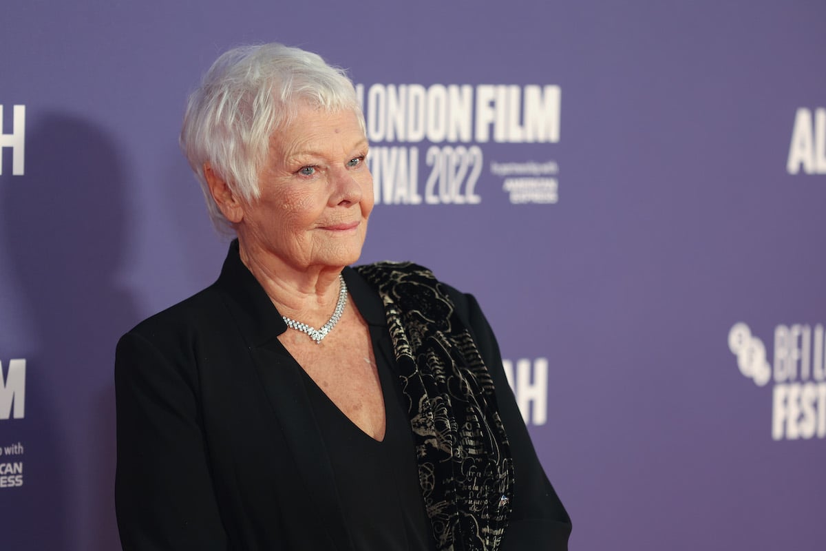 Judi Dench walks the red carpet at the BFI London Film Festival