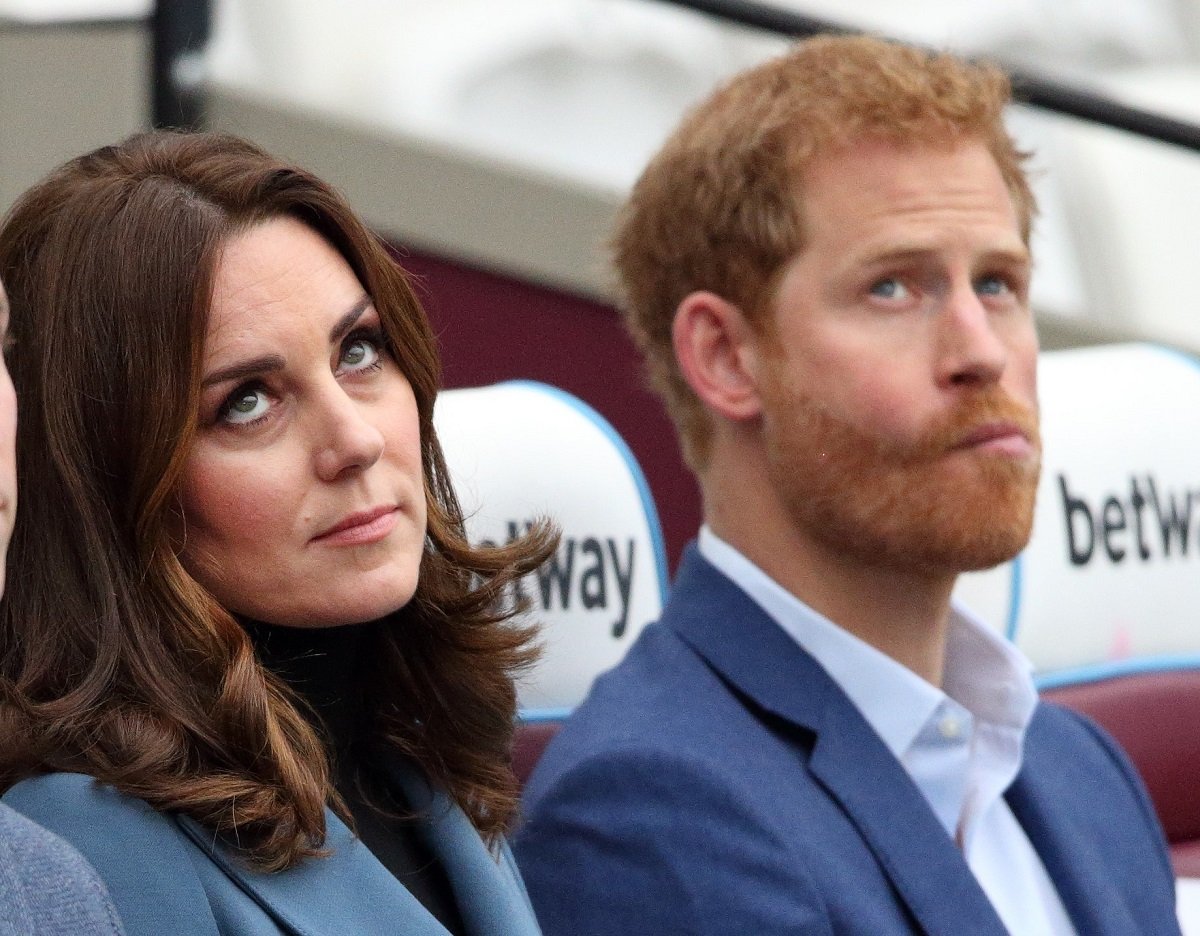 Kate Middleton and Prince Harry attend the graduation ceremony for Coach Core apprentices at The London Stadium