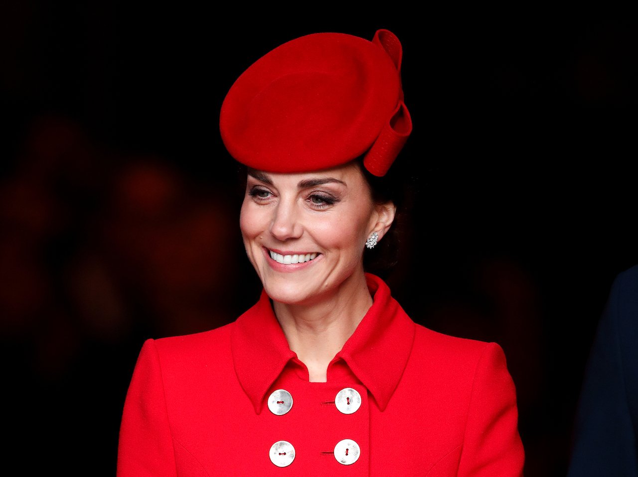 Kate Middleton attends the 2019 Commonwealth Day service at Westminster Abbey on March 11, 2019, in London, England, in her superhero color.