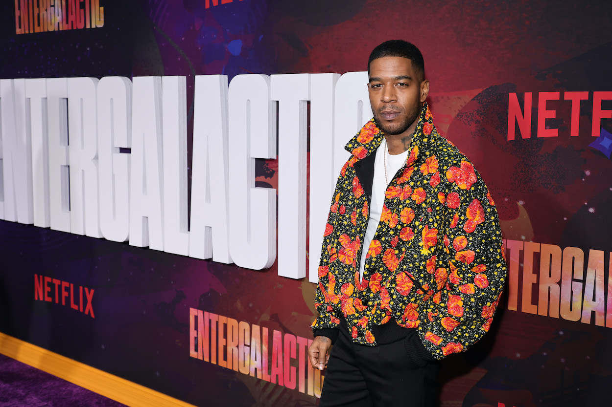 Kid Cudi attends the premiere for the Netflix movie 'Entergalactic'