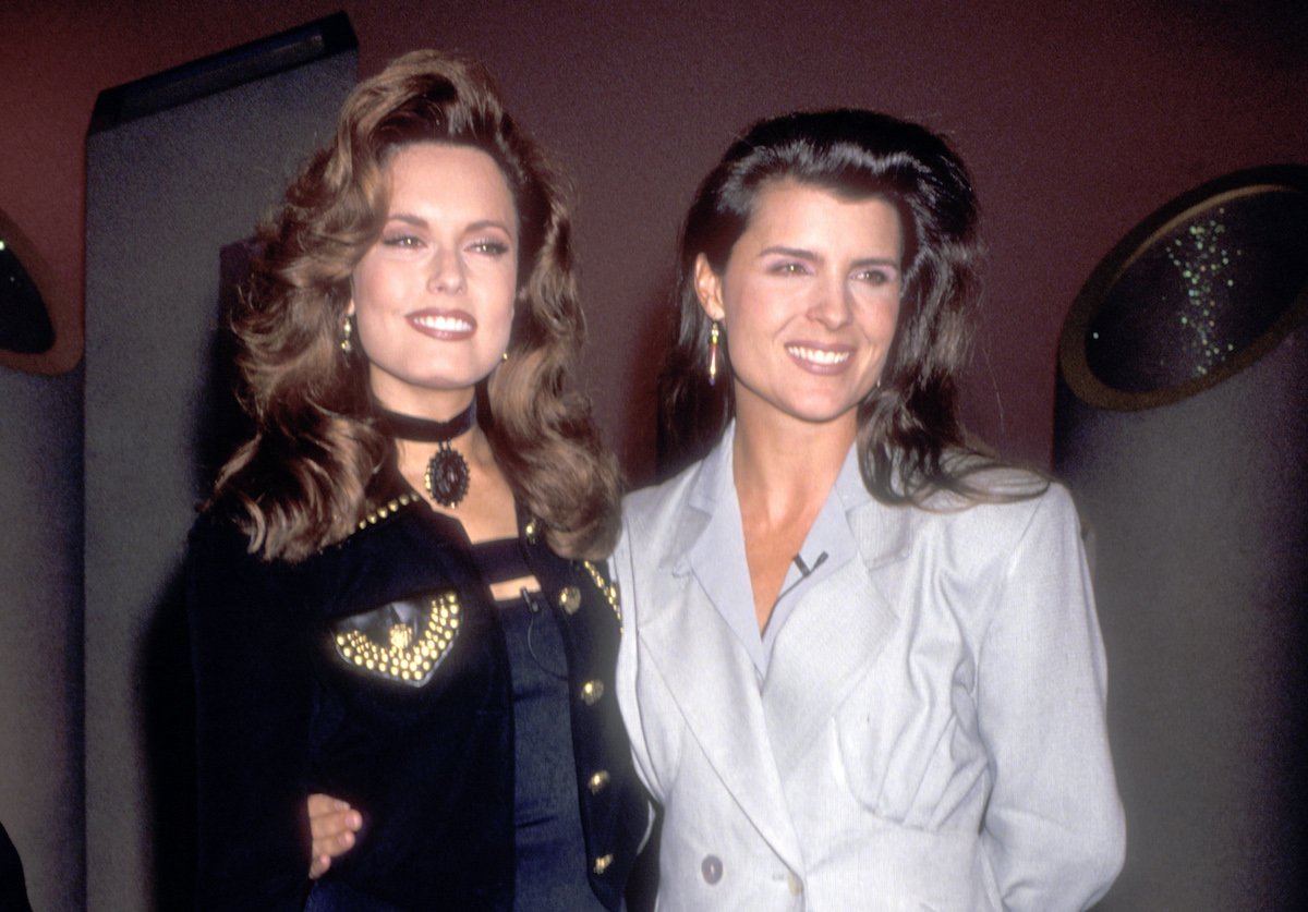 'The Young and the Restless' actor Tracey E. Bregman and Kimberlin Brown, smiling