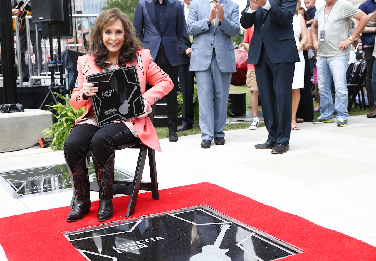 Loretta Lynn, pictured in Nashville in 2015, said country music legends always top her playlists.