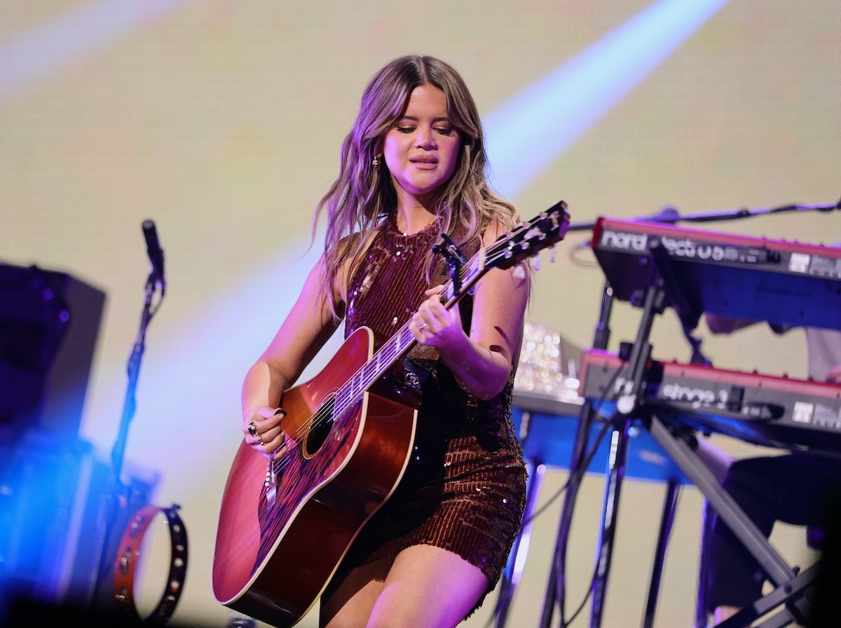 Maren Morris performs on stage