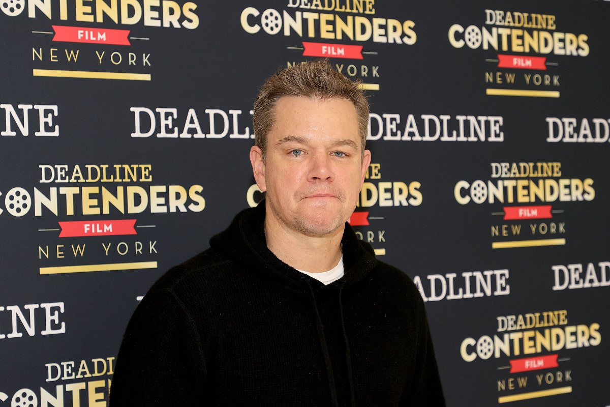 Matt Damon at Deadline Contenders Film.