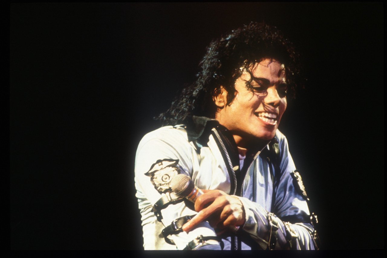 Michael Jackson on stage; Jackson's estate is releasing a documentary on 'Thriller' for the 40th anniversary