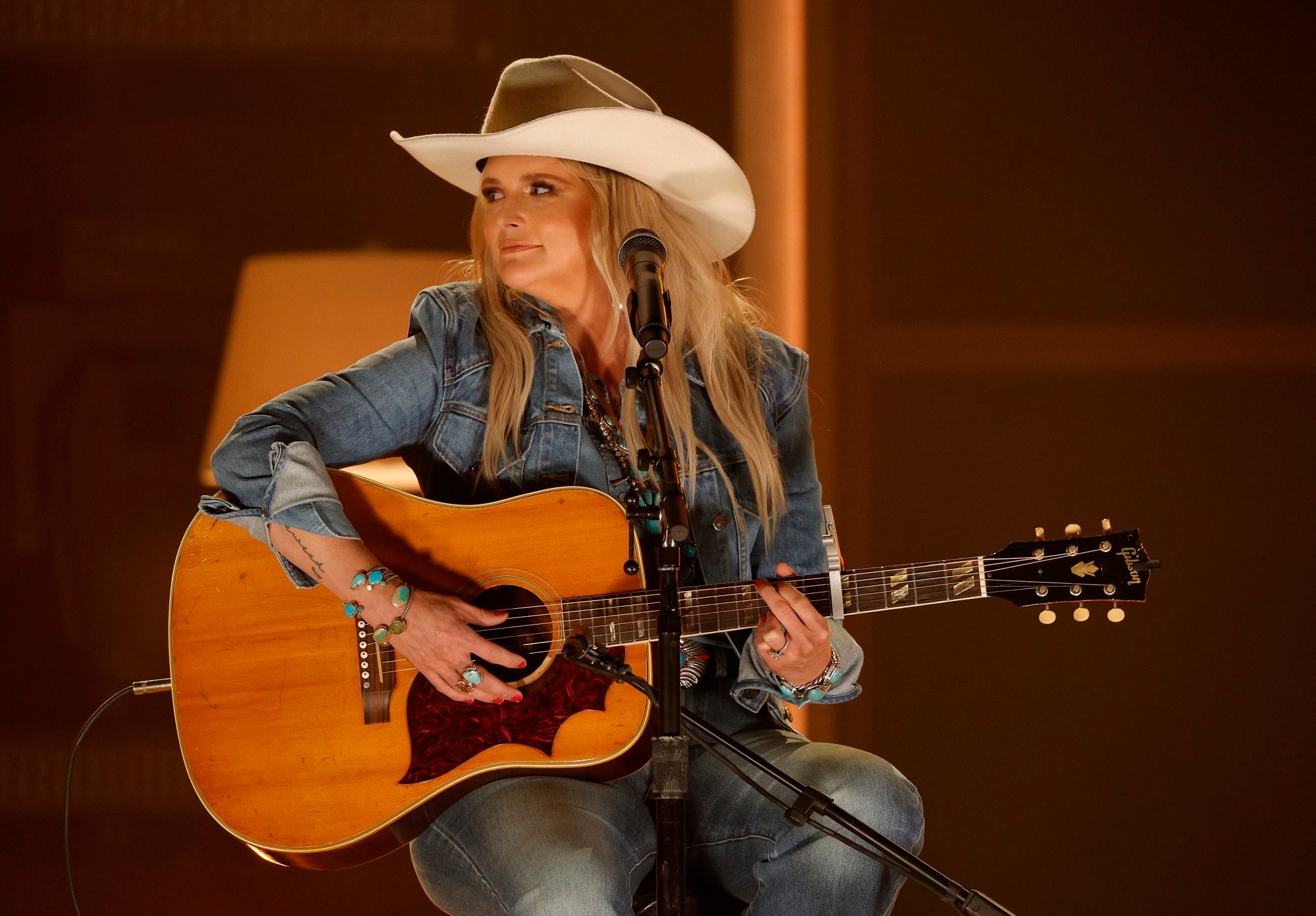 Miranda Lambert performs at the 56th Academy of Country Music Awards