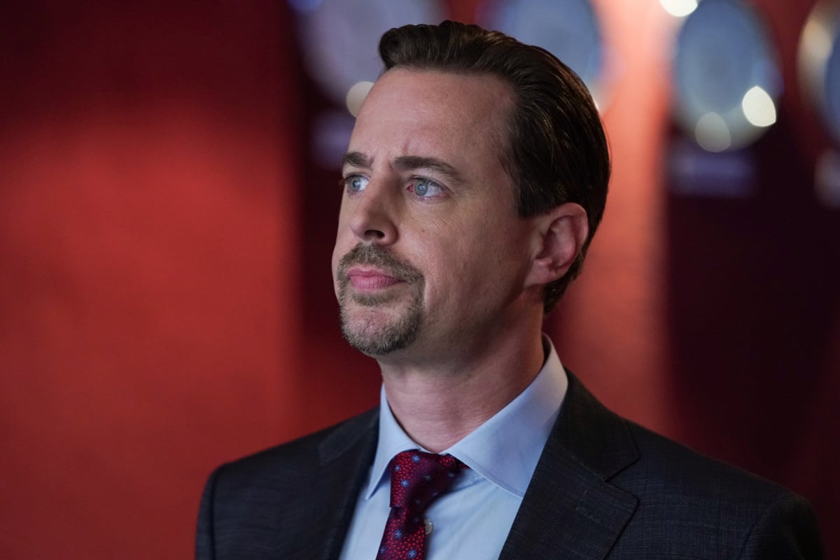 'NCIS' star Sean Murray as Special Agent Timothy McGee wearing a suit and tie.