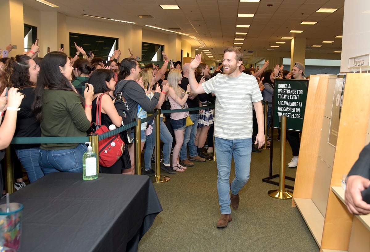 Ned Fulmer is seen leaving Barnes and Noble after a signing event for 'The Hiddeen Power of F*cking Up' his book with his content creation group, The Try Guys