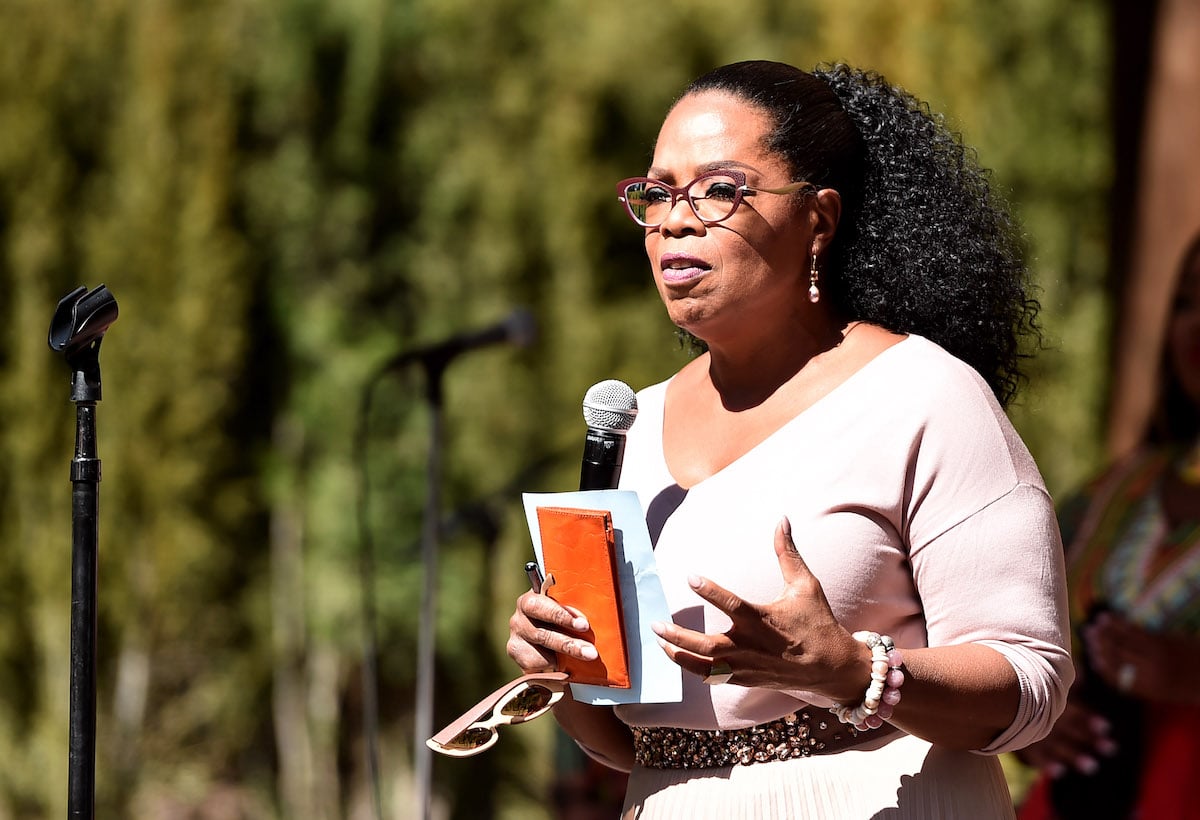 Author Oprah Winfrey attends an event in Montecito, California, near her home
