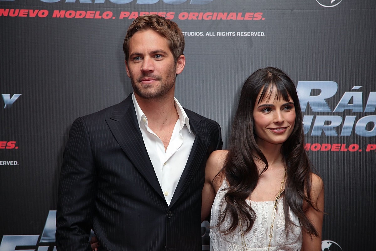Paul Walker with Jordana Brewster at 'Fast and Furious' premiere.