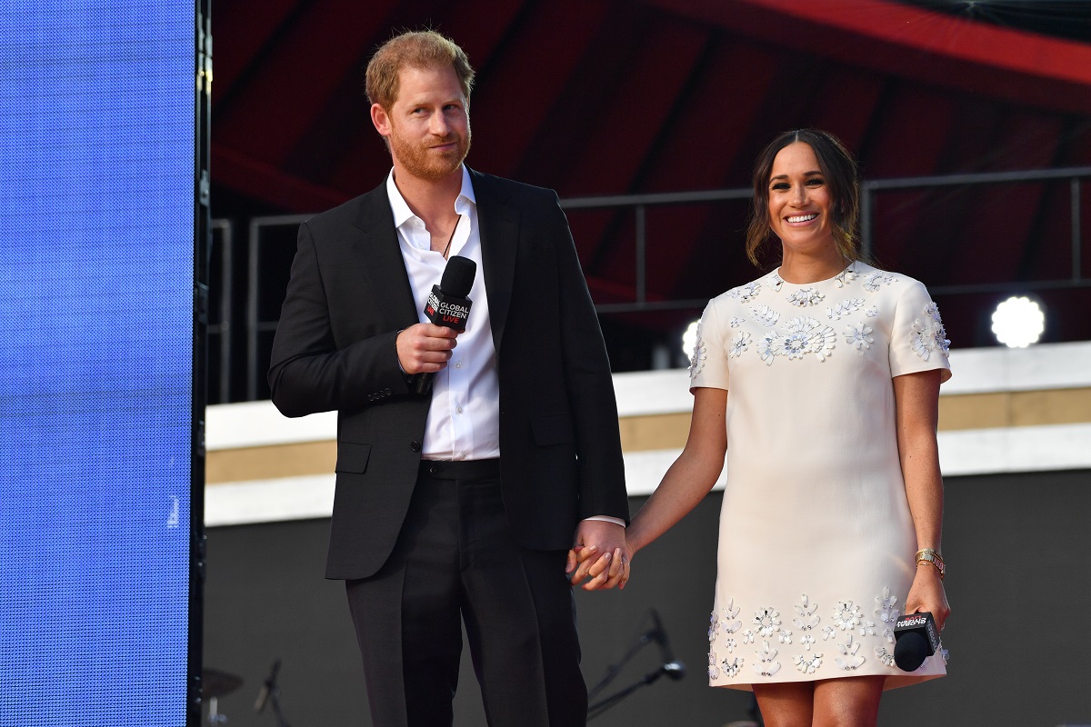 Prince Harry and Meghan Markle at Global Citizen Live in New York City