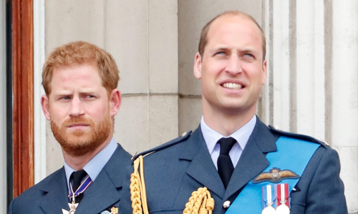 Prince Harry, who sent Prince William a 'heartbreaking' two-word message, 'Don't come,' in 2019 after Africa documentary aired according to Valerie Low's 'Courtiers' book, stands next to Prince William