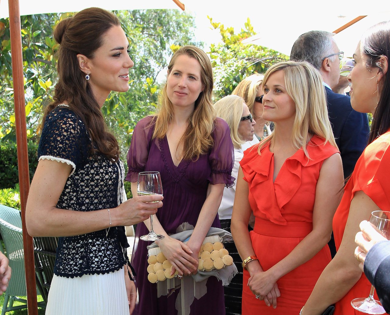Kate Middleton meets Kristin Gore, Reese Witherspoon, and Jessica De Rothschild.