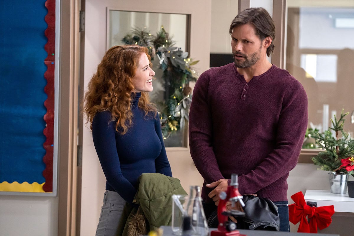 Sarah Drew Says Making ‘Reindeer Games Homecoming’ With Justin Bruening Was a ‘Total Dream’