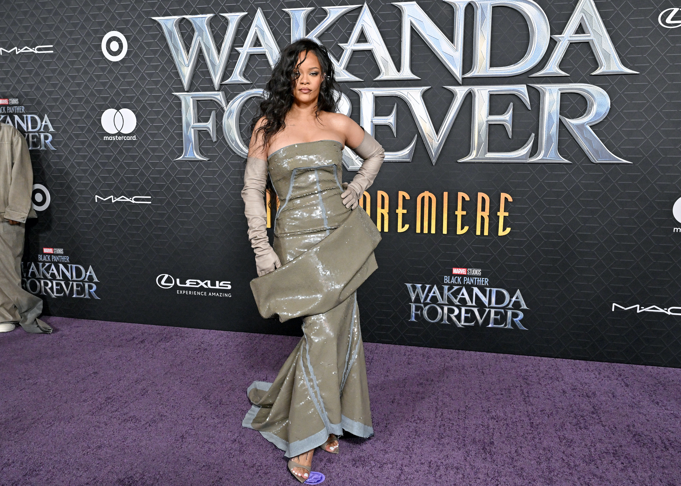 'Lift Me Up' singer Rihanna attends Marvel Studios' Black Panther: Wakanda Forever' premiere at the Dolby Theatre in Hollywood, California