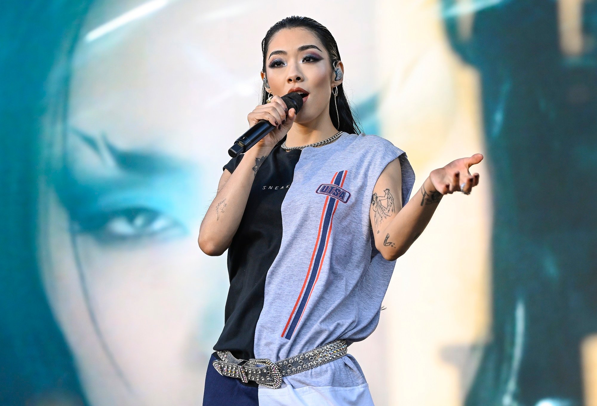 Rina Sawayama performs at the Outside Lands Music And Arts Festival