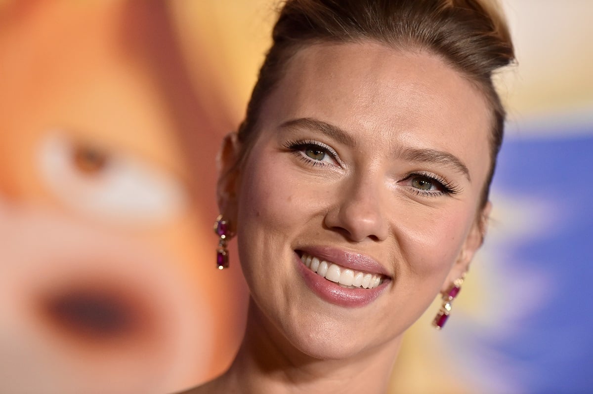 Scarlett Johansson at the 'Sing 2' premiere.