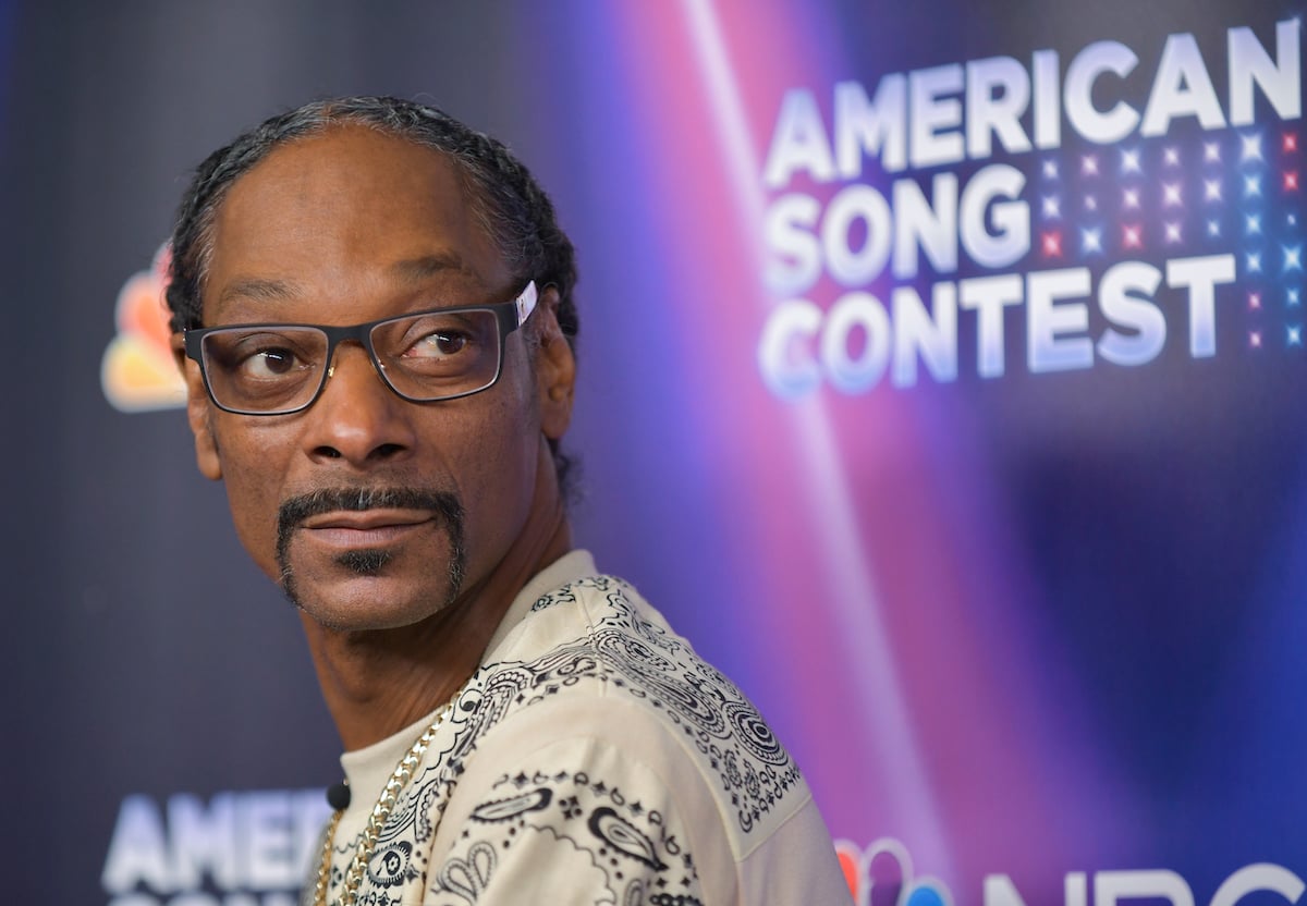 Snoop Dogg, looking off camera