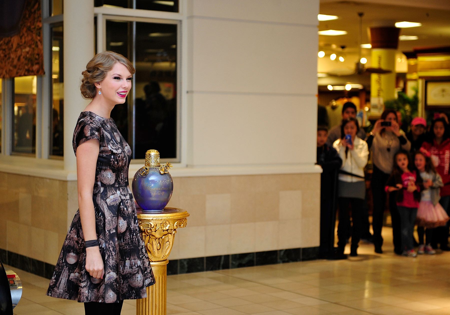 Taylor Swift at her Wonderstruck fragrance launch at Belk Cool Springs Galleria in Franklin, Tennessee