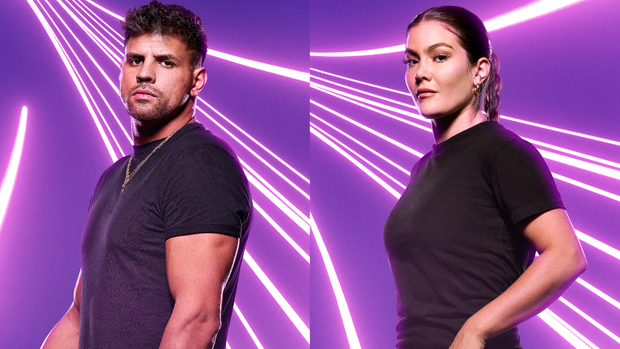 'The Challenge' stars Fessy Shafaat and Tori Deal posing for their season 38 cast photos