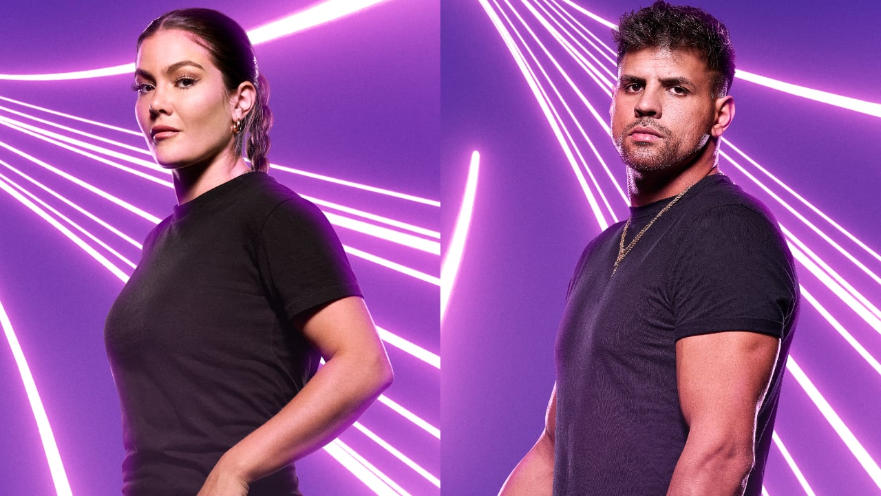 Tori Deal and Fessy Shafaat posing for 'The Challenge' Season 38 cast photos