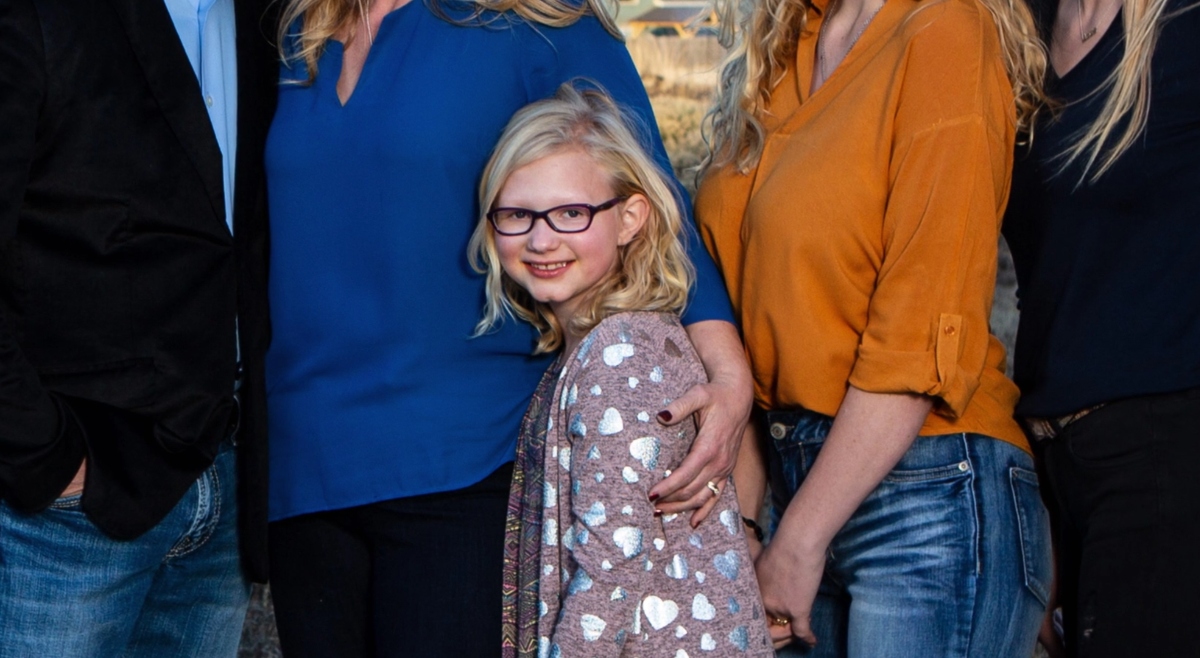 Truely Brown in a family photo on 'Sister Wives' Season 17 on TLC.