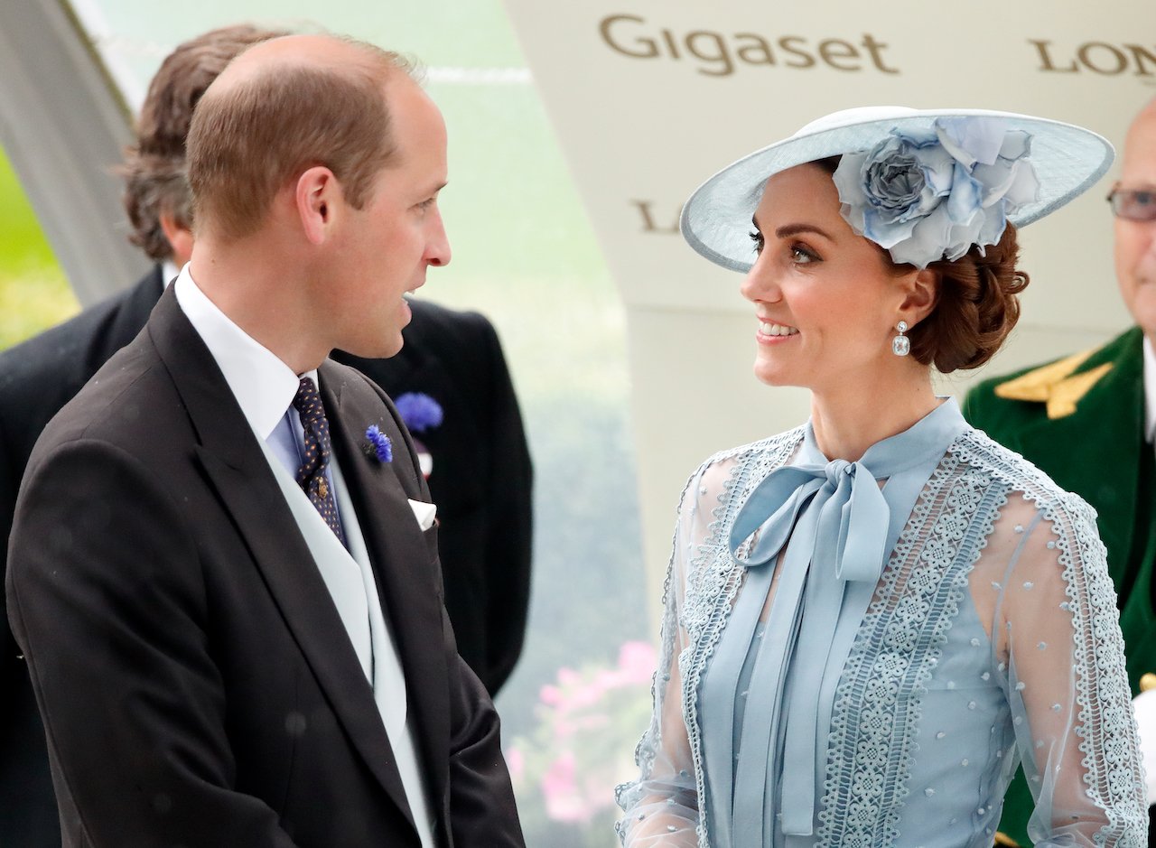 Prince William, Prince of Wales, and Kate Middleton, Princess of Wales, attend day one of Royal Ascot at Ascot Racecourse on June 18, 2019, in Ascot, England.