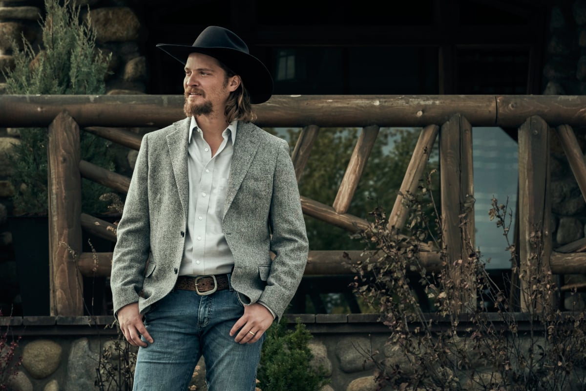 Yellowstone star Luke Grimes as Kayce Dutton in an image from season 3