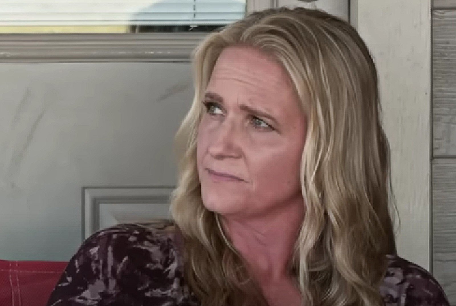 'Sister Wives' star Christine Brown looks off camera toward Kody Brown in a TLC teaser trailer.