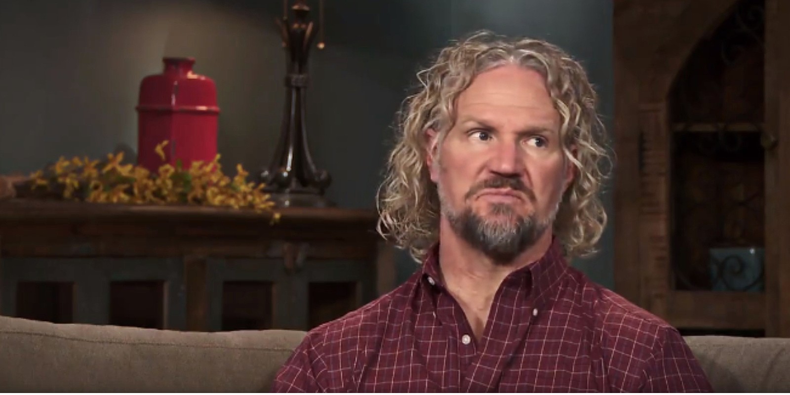 Kody Brown is seated in a confessional interview for "Sister Wives."