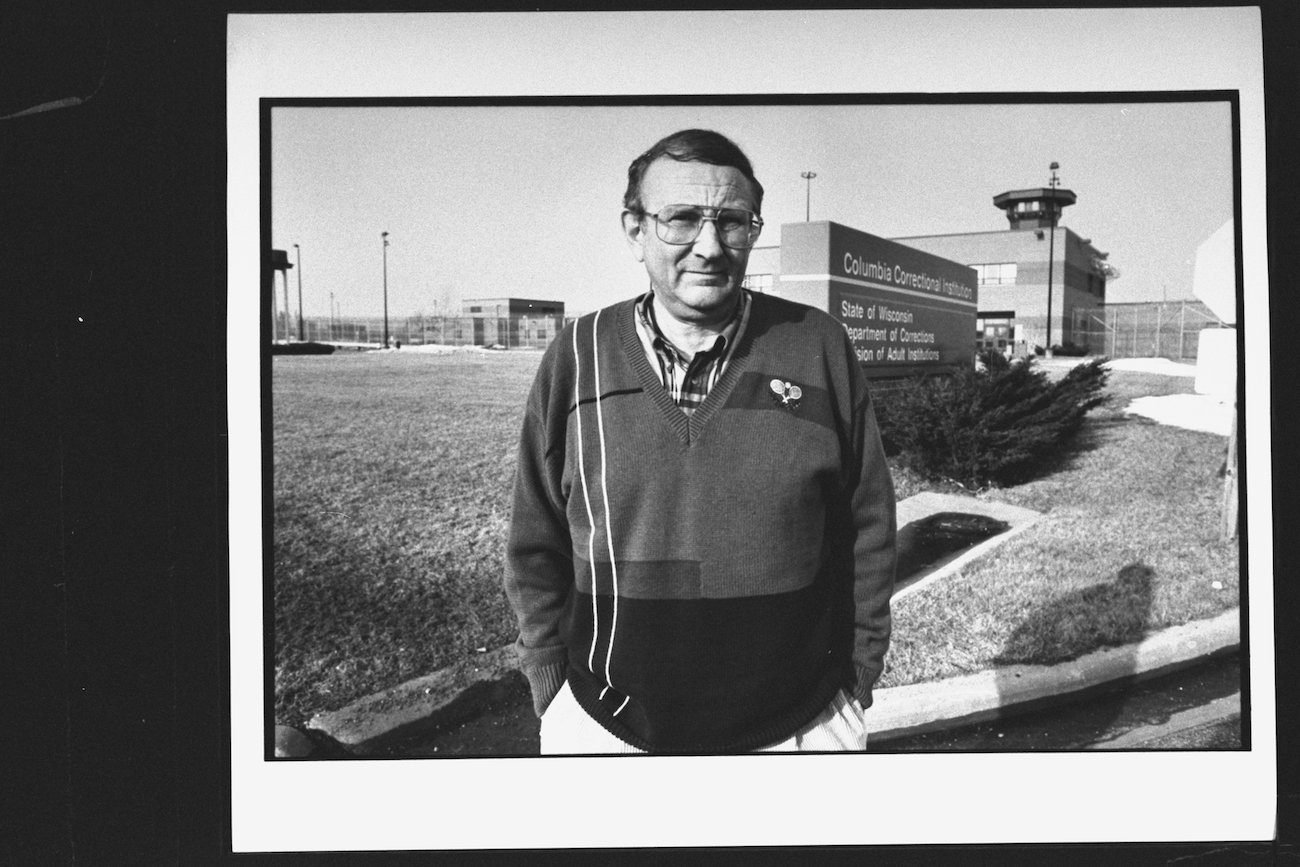 Lionel Dahmer outside of the Columbia Correctional Institute